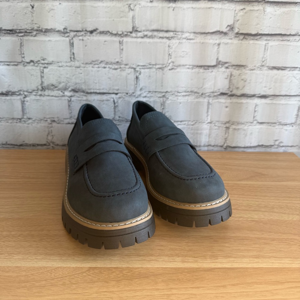 Navy Loafers